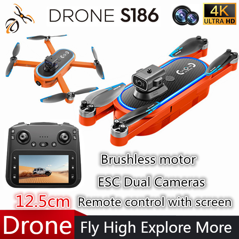 2025 S186 الطائرة بدون طيار ال - مراجعة Drone Camera 4K وسعره